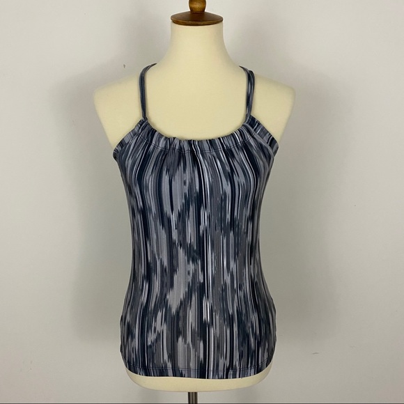 Prana Quinn Mono Rainblur Tank Top w/ Built-in Bra - Picture 2 of 9